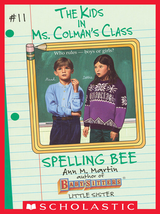 Title details for Spelling Bee by Ann M. Martin - Wait list